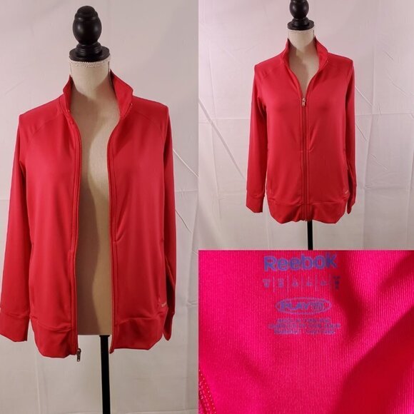REEBOK Play Dry Zipper Close Workout Jacket - MD - Picture 2 of 11